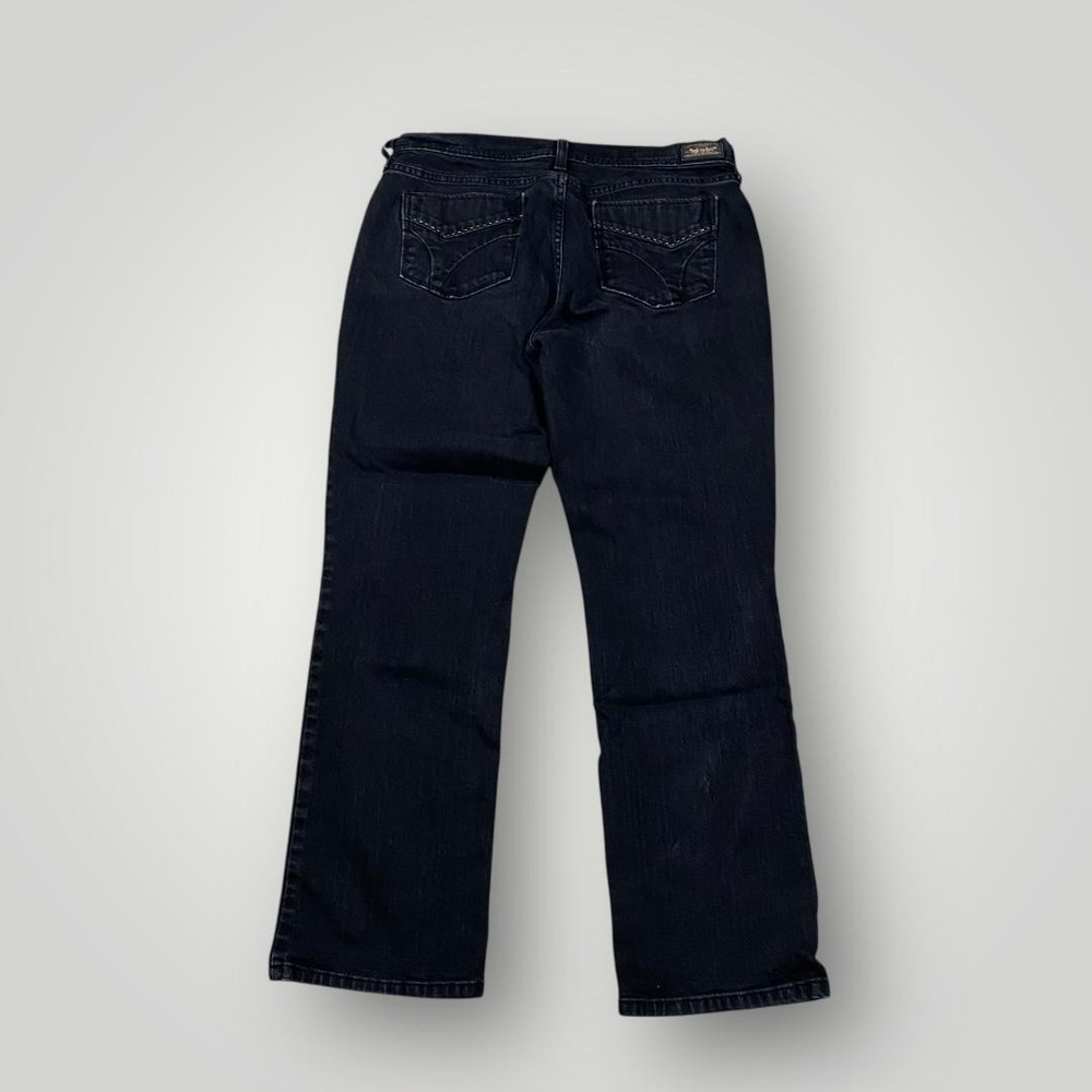 Levi's 505 Jeans Womens 10 Dark Wash Blue Straight Leg Stretch Denim‎ Pants